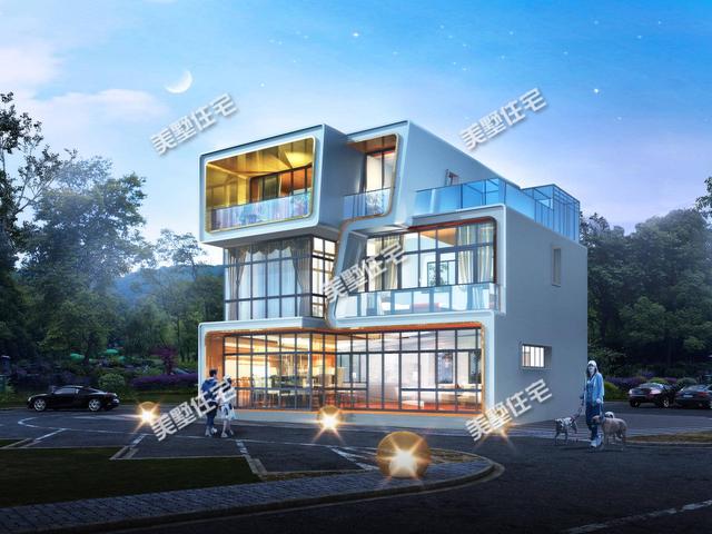 這款二層別墅設(shè)計圖，時尚大氣，絕對不比城里房差，值得你收藏！