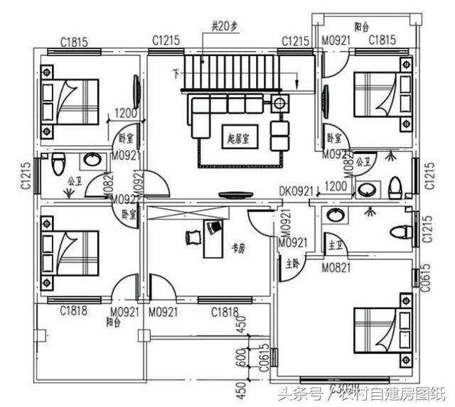 16款二層農(nóng)村別墅設計圖紙，給大家建房參考，選出自己最喜歡的小別墅