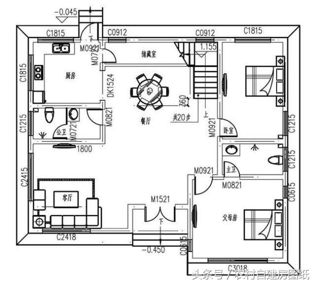 16款二層農(nóng)村別墅設計圖紙，給大家建房參考，選出自己最喜歡的小別墅