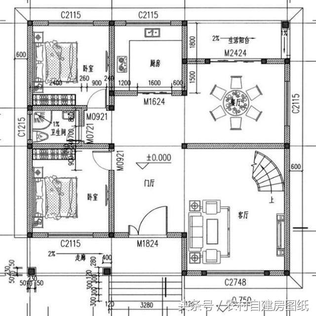 16款二層農(nóng)村別墅設計圖紙，給大家建房參考，選出自己最喜歡的小別墅