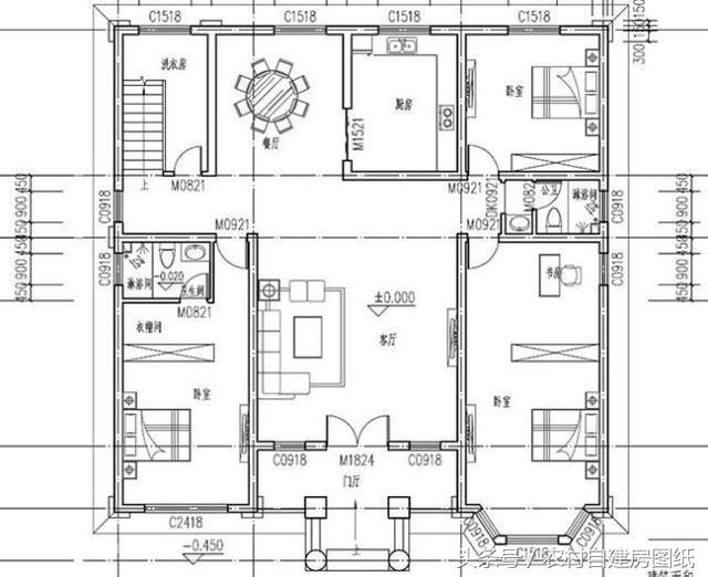 16款二層農(nóng)村別墅設計圖紙，給大家建房參考，選出自己最喜歡的小別墅