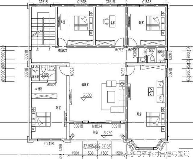 16款二層農(nóng)村別墅設計圖紙，給大家建房參考，選出自己最喜歡的小別墅
