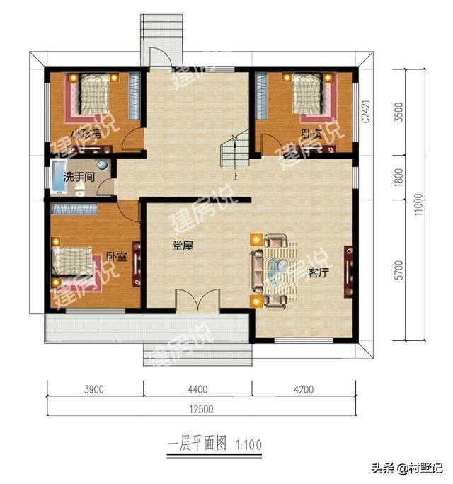 8套漂亮農(nóng)村一層別墅設(shè)計圖，經(jīng)濟實惠，住得也很舒適，農(nóng)村養(yǎng)老房，還是一層的好