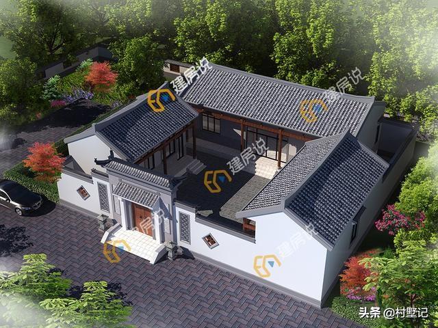 8套漂亮農(nóng)村一層別墅設(shè)計圖，經(jīng)濟實惠，住得也很舒適，農(nóng)村養(yǎng)老房，還是一層的好