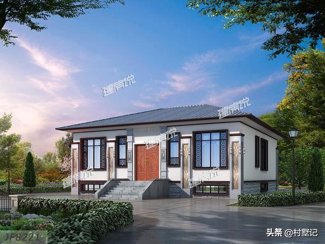 8套漂亮農(nóng)村一層別墅設(shè)計圖，經(jīng)濟實惠，住得也很舒適，農(nóng)村養(yǎng)老房，還是一層的好