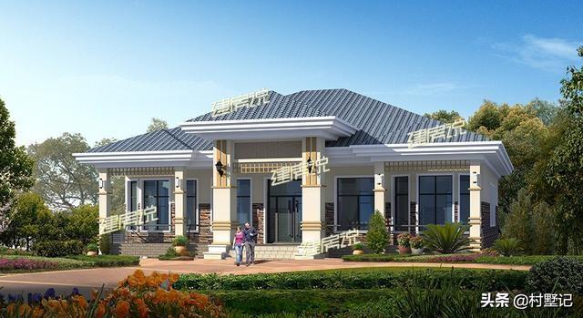 8套漂亮農(nóng)村一層別墅設(shè)計圖，經(jīng)濟實惠，住得也很舒適，農(nóng)村養(yǎng)老房，還是一層的好