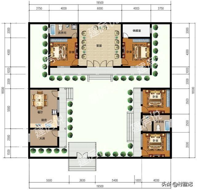 8套漂亮農(nóng)村一層別墅設(shè)計圖，經(jīng)濟實惠，住得也很舒適，農(nóng)村養(yǎng)老房，還是一層的好