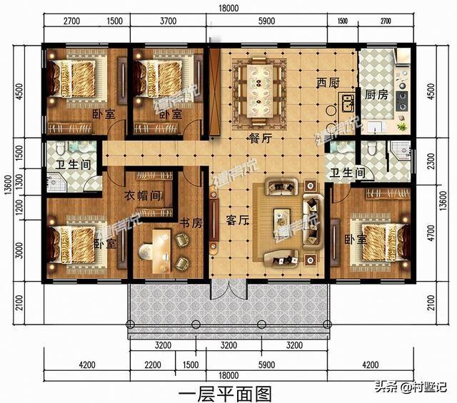 8套漂亮農(nóng)村一層別墅設(shè)計圖，經(jīng)濟實惠，住得也很舒適，農(nóng)村養(yǎng)老房，還是一層的好