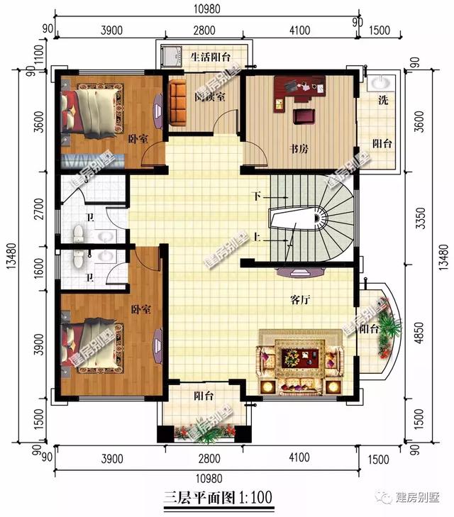 幾款開間11米左右四層自建房設(shè)計(jì)圖，隨便選一棟，就能夠讓自己圓夢(mèng)