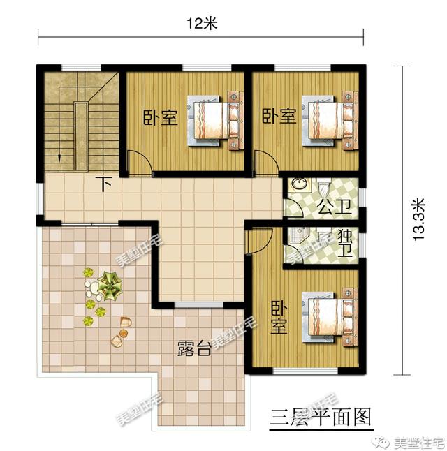 2024年農(nóng)村最受歡迎的三層別墅設計圖，老鄉(xiāng)們鐵了心搶著蓋
