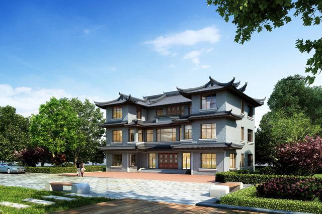 最受歡迎的四套自建中式別墅設(shè)計圖，怪不得那么多人建，心動了