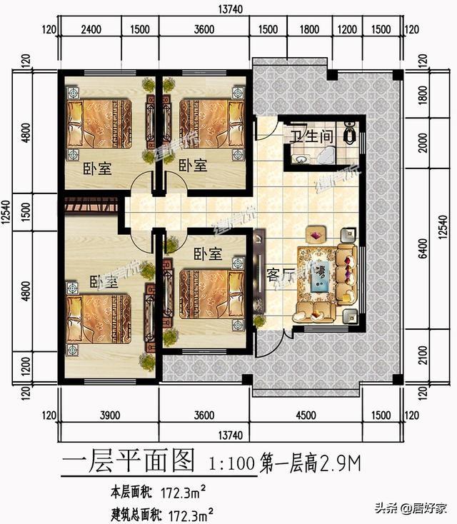 精選6套一層別墅設(shè)計圖，最低15萬就能建，圖紙收藏好，以后建房用得上