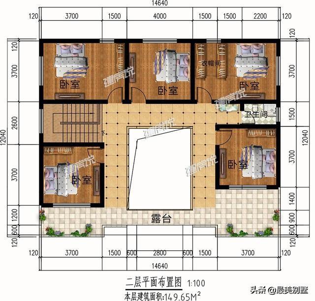農(nóng)村四合院別墅設(shè)計圖，喜歡的朋友快收藏，圖紙難求別錯過！