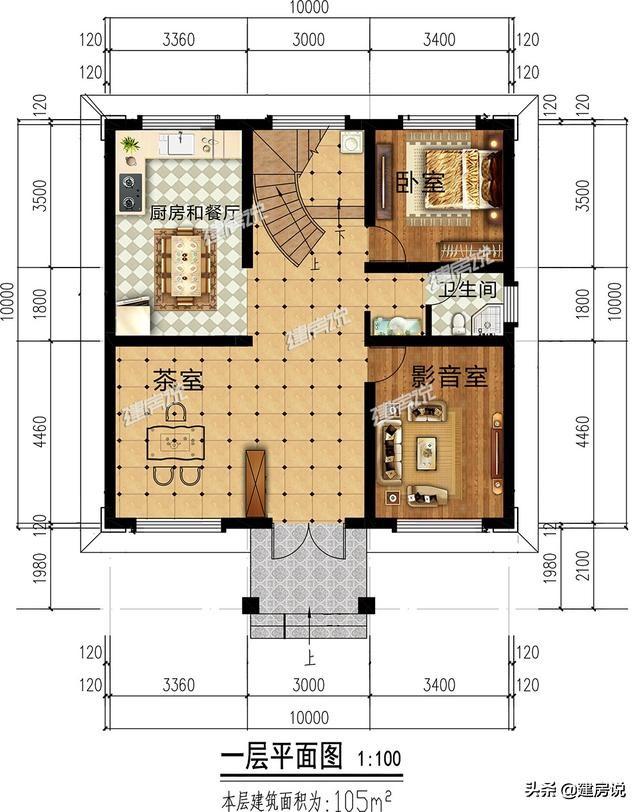 4套造價20萬的別墅設(shè)計圖，任你挑選！花小錢蓋好房，圖紙難求快收藏好了。