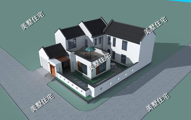 5款自建別墅設計圖，百看不厭中式風，中國人含蓄氣質(zhì)的體現(xiàn)。