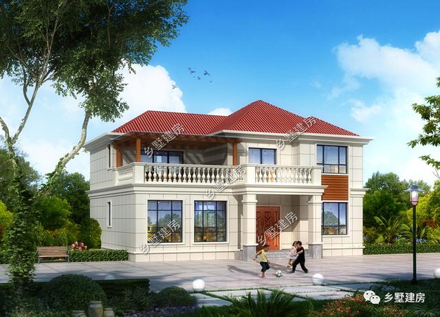 農(nóng)村二層別墅設(shè)計(jì)圖，漂亮經(jīng)濟(jì)又實(shí)用，農(nóng)村建房二層就是很好的選擇