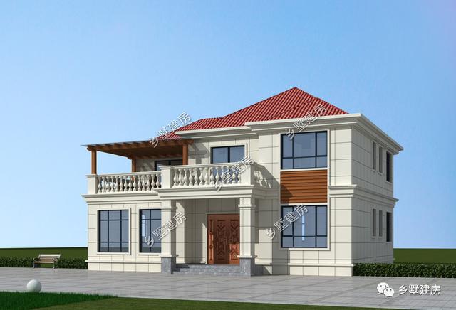 農(nóng)村二層別墅設(shè)計(jì)圖，漂亮經(jīng)濟(jì)又實(shí)用，農(nóng)村建房二層就是很好的選擇