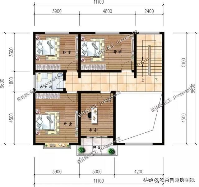 5款帶露臺(tái)設(shè)計(jì)圖的農(nóng)村別墅圖紙，這樣的別墅美景，實(shí)在是一種享受