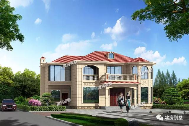 大面寬設(shè)計(jì)的兩棟自建房設(shè)計(jì)圖， 在加強(qiáng)室內(nèi)采光上面，多邊形采光窗發(fā)揮著很大的作用。