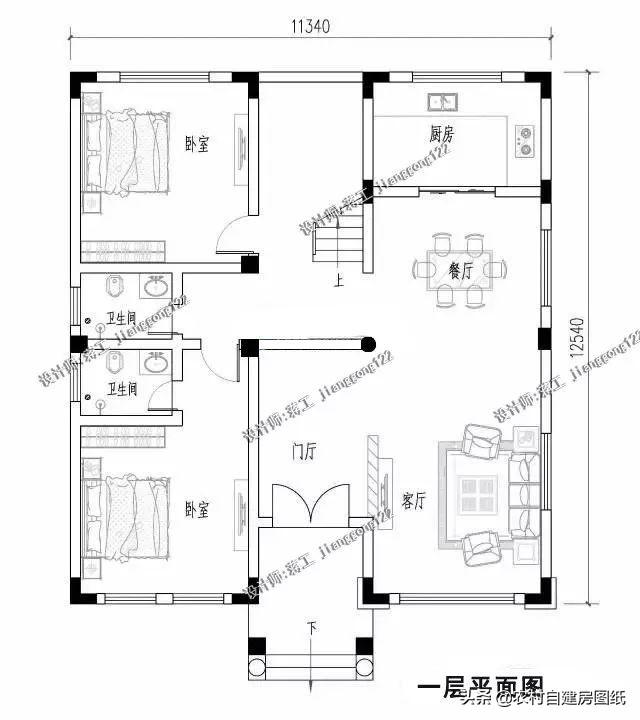 5款帶露臺的農(nóng)村別墅設計圖，這幾款別墅戶型，都帶有露臺，不管是住家還是度假都值得借鑒。