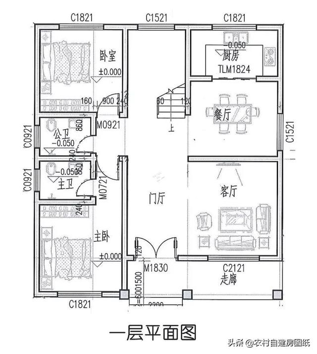5款帶露臺的農(nóng)村別墅設計圖，這幾款別墅戶型，都帶有露臺，不管是住家還是度假都值得借鑒。