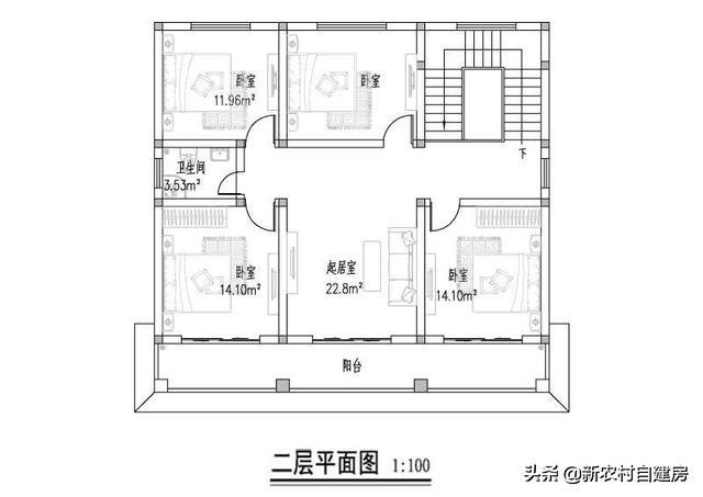 簡歐式風(fēng)別墅設(shè)計(jì)圖，外觀簡約大氣，非常溫馨，是農(nóng)村建房的典范