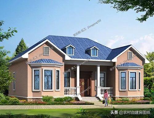 2024年7棟最新一層農(nóng)村別墅設(shè)計(jì)圖，有豪華范的，有實(shí)用派的，有你喜歡的嗎？