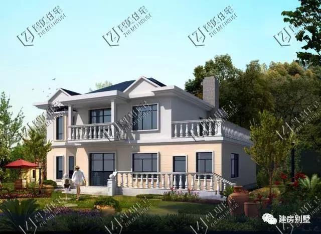 簡單實(shí)用的兩棟農(nóng)村自建房設(shè)計(jì)圖，帶柴火房的戶型，爸媽肯定喜歡