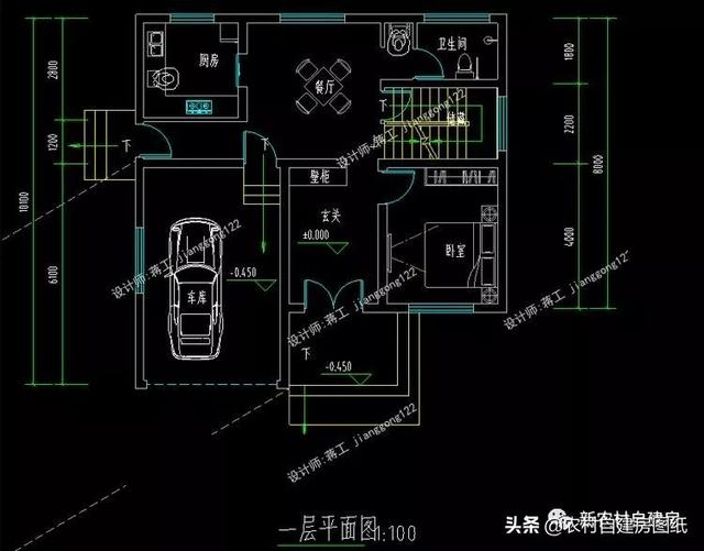4款帶車(chē)庫(kù)的二層別墅設(shè)計(jì)圖，在農(nóng)村建房戶(hù)型中，建的最多的還是經(jīng)濟(jì)實(shí)用的二層別墅，面積不需要太大，功能要齊全，堂屋、車(chē)庫(kù)、