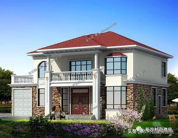 4款帶車(chē)庫(kù)的二層別墅設(shè)計(jì)圖，在農(nóng)村建房戶(hù)型中，建的最多的還是經(jīng)濟(jì)實(shí)用的二層別墅，面積不需要太大，功能要齊全，堂屋、車(chē)庫(kù)、