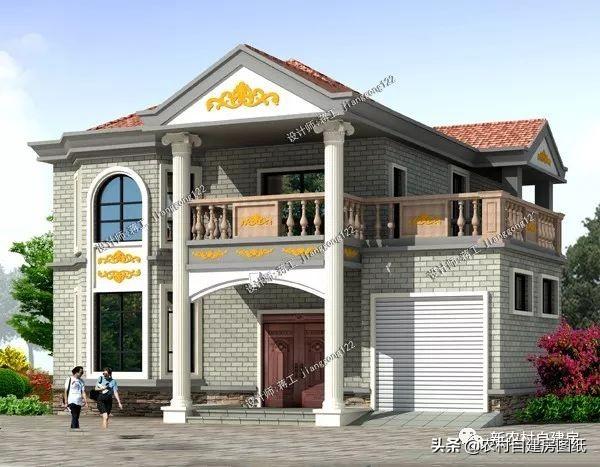 4款帶車(chē)庫(kù)的二層別墅設(shè)計(jì)圖，在農(nóng)村建房戶(hù)型中，建的最多的還是經(jīng)濟(jì)實(shí)用的二層別墅，面積不需要太大，功能要齊全，堂屋、車(chē)庫(kù)、