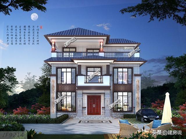 5款三層農(nóng)村別墅設(shè)計(jì)圖，都是100平內(nèi)的小戶型，布局大氣的別墅，是理想鄉(xiāng)村別墅的標(biāo)配。