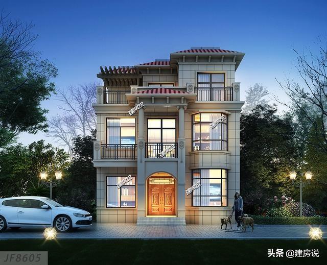 5款三層農(nóng)村別墅設(shè)計(jì)圖，都是100平內(nèi)的小戶型，布局大氣的別墅，是理想鄉(xiāng)村別墅的標(biāo)配。