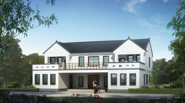 最受歡迎的四套自建中式別墅設(shè)計圖，新中式原來這么美，怪不得那么多人建，心動了！