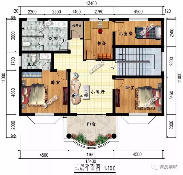 外觀和布局都非常好的兩棟自建房設(shè)計(jì)圖，老家房子這樣建，超有面子，每次回老家過(guò)年的時(shí)候，就特別享受那種被眾人奉承的感覺(jué)。