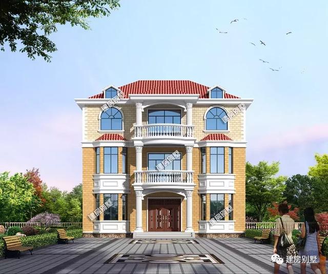 外觀和布局都非常好的兩棟自建房設(shè)計(jì)圖，老家房子這樣建，超有面子，每次回老家過(guò)年的時(shí)候，就特別享受那種被眾人奉承的感覺(jué)。