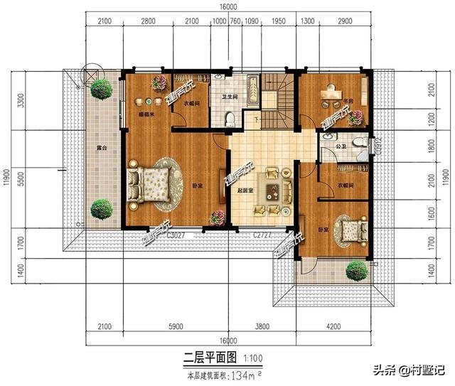 分享一款非常漂亮的現(xiàn)代風(fēng)別墅設(shè)計圖，圖紙看了快收藏好！