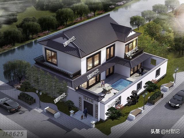 分享一款非常漂亮的現(xiàn)代風(fēng)別墅設(shè)計圖，圖紙看了快收藏好！