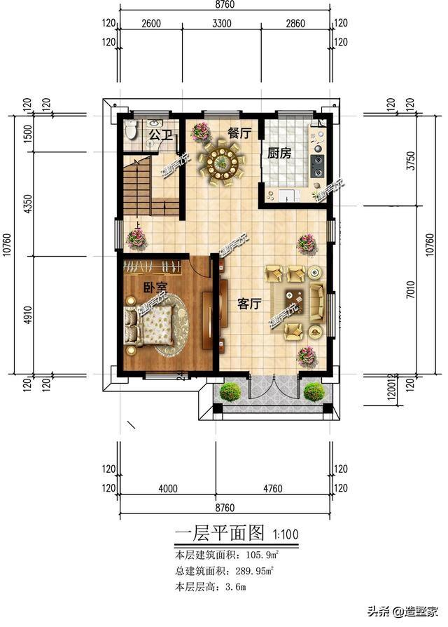 5套小面積農(nóng)村別墅設(shè)計(jì)圖，在老家建房不需要多大氣，建個(gè)小面積的，造價(jià)不高，也經(jīng)濟(jì)適用！