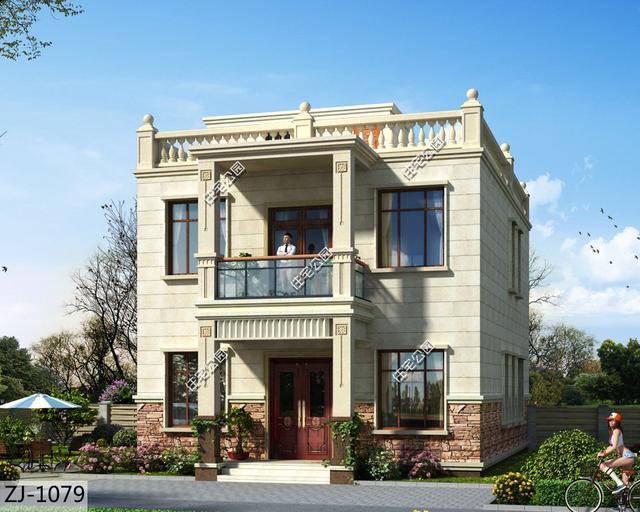 平頂屋二層農(nóng)村自建房設(shè)計圖，農(nóng)村自建房已經(jīng)沒多少人做平屋頂了，可為啥李先生卻鐵了心要蓋？