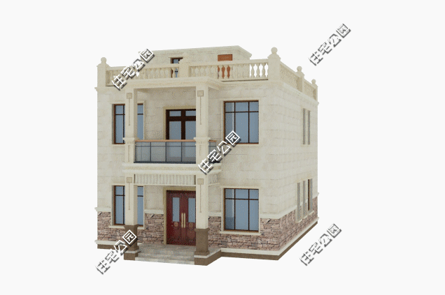 平頂屋二層農(nóng)村自建房設(shè)計圖，農(nóng)村自建房已經(jīng)沒多少人做平屋頂了，可為啥李先生卻鐵了心要蓋？