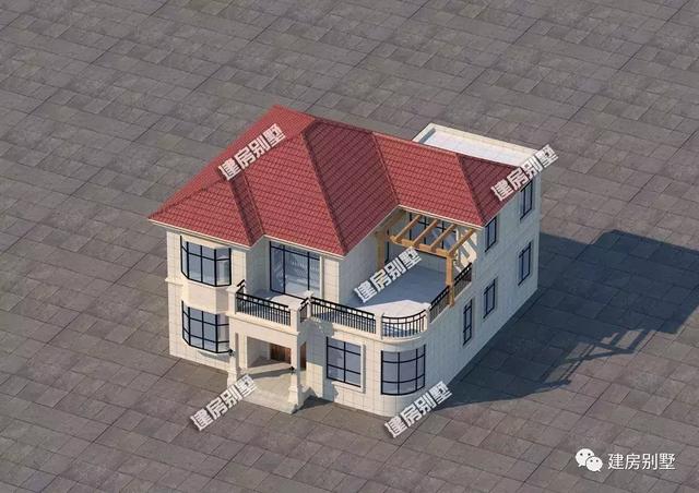 9款兩層自建房戶型，開間都是12米，每一款戶型的外觀和布局都非常好