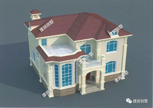 9款兩層自建房戶型，開間都是12米，每一款戶型的外觀和布局都非常好