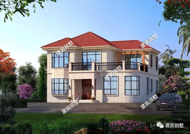 9款兩層自建房戶型，開間都是12米，每一款戶型的外觀和布局都非常好