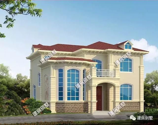 9款兩層自建房戶型，開間都是12米，每一款戶型的外觀和布局都非常好