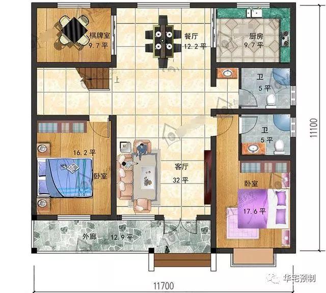 推薦兩款別致的一層自建房設(shè)計(jì)圖，每套的造價(jià)都不超20萬(wàn)，效果很驚艷