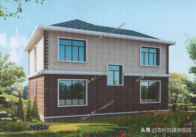 最實(shí)用的二層農(nóng)村別墅設(shè)計(jì)，室內(nèi)非常實(shí)用，造價(jià)也不高