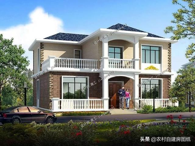 最實(shí)用的二層農(nóng)村別墅設(shè)計(jì)，室內(nèi)非常實(shí)用，造價(jià)也不高