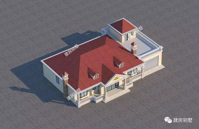 這兩棟一層別墅設(shè)計(jì)圖，豪華不失大氣，空間使用率高