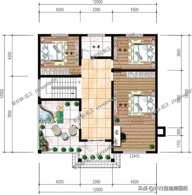 10款帶煙囪的農村別墅設計圖，讓你感受山村生活的美妙